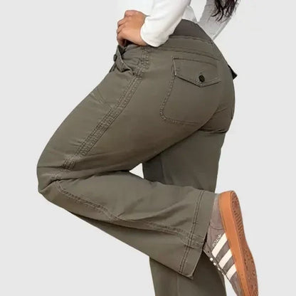 ⚡LETZTE CHANCE⚡ Damen-Hosen mit Stretch & mittlerer Leibhöhe